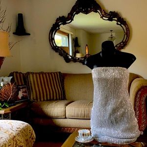 Shine Bright Like A Diamond Sequin Dress - Silver